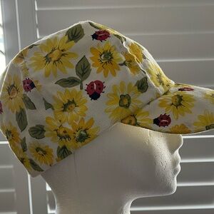 YELLOW SUNFLOWER PAGEBOY HAT